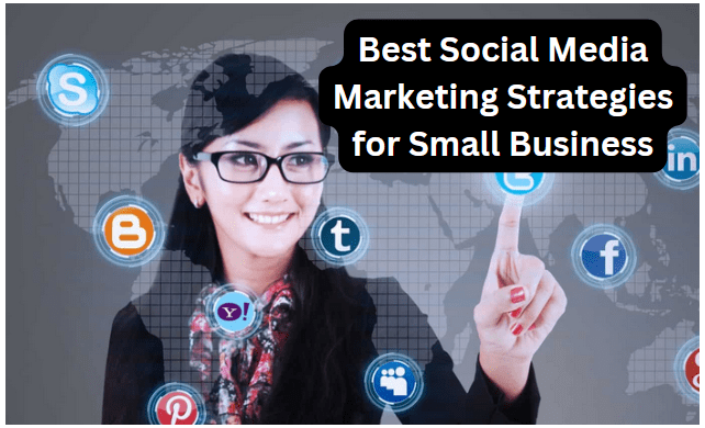 Images of best social media marketing strategies for small business
